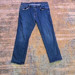 GAP Men's Dark Blue Straight Jeans